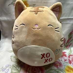 Squishmallows Nathan Cat 8" Valentines XO Plush Kellytoy‎
